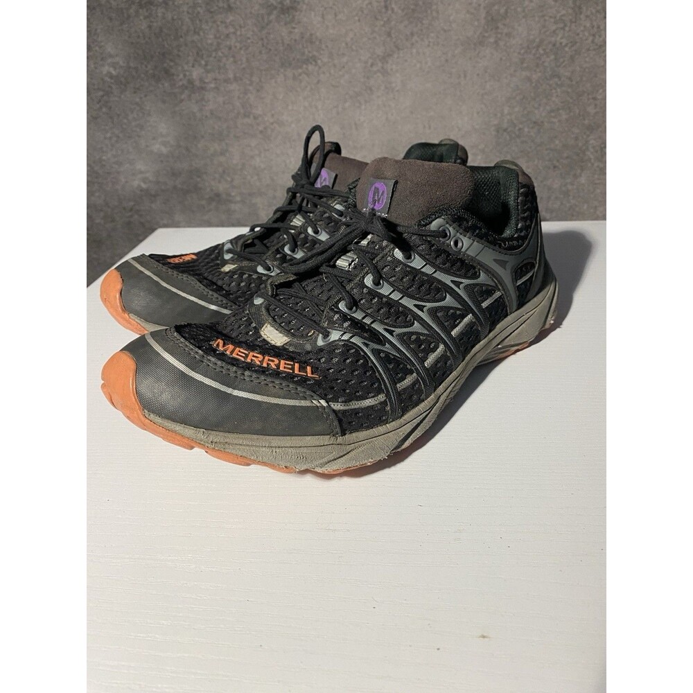 Merrell All Out Women's 10.5 Trail Running Shoes Carbon Coral Mesh Athletic⁠